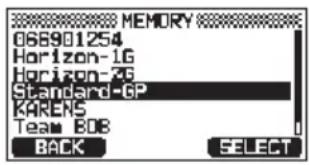 Standard Horizon Explorer GX1800 - [MENU /SET] à “GM” - 1