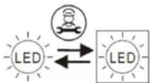 CLIMADIFF BRONE185 - Sostituzione della lampada di illuminazione (a seconda del modello) - 1