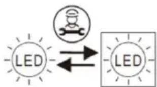 CLIMADIFF BRONE185 - Remplacement de la lampe d'éclairage (selon modele) - 1
