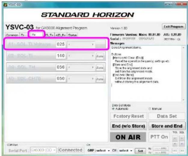 Standard Horizon Quantum GX6000 - 11:SQL TI Voltage - 1