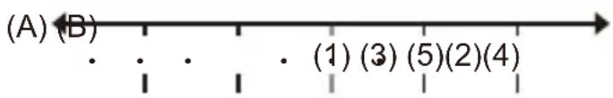 (A)(B) • • • • (1) (3) (5)(2)(4)