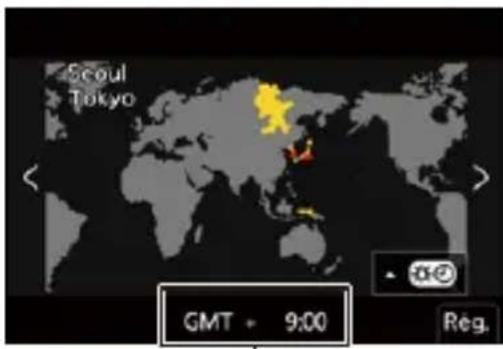 Seoul Tokyo GMT 9:00 Reg.