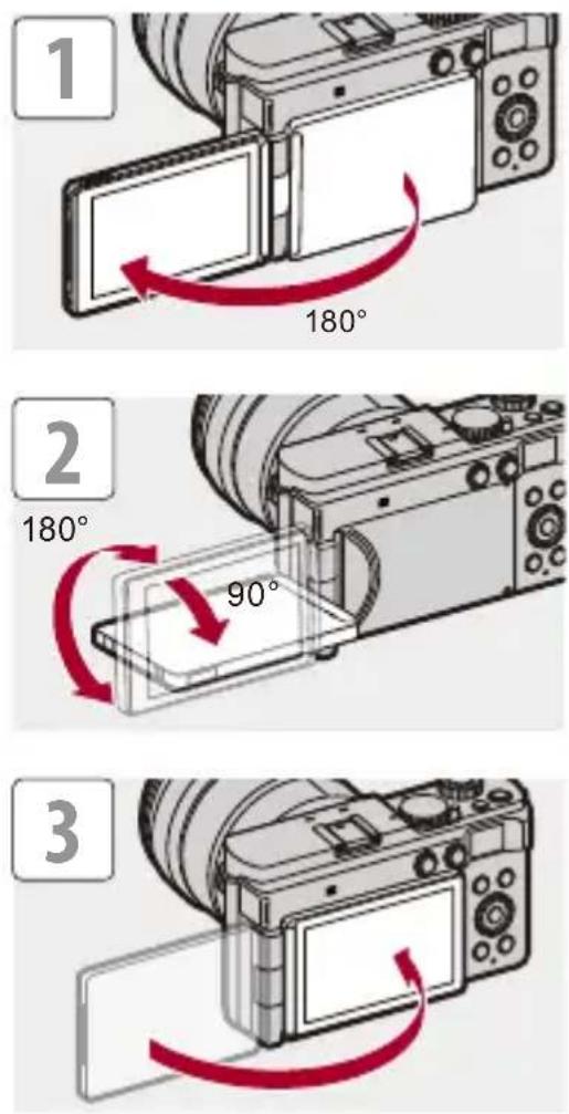 PANASONIC Lumix DC-S9 - Réglage de la direction et de l'angle de l'écran - 1