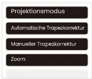 Yaber T2 Plus - Manuelle Trapezkorrektur - 5