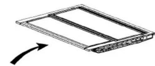 HAIER HTW 5618CNMG - Taitettava hylly - 1