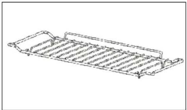 DE DIETRICH DKC4756B - - Multifunkční odkapávací plech 45 mm - 1
