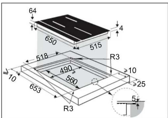 DE DIETRICH DPI4431X - ENCASTREMENT - 4
