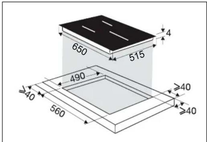 DE DIETRICH DPI4431X - INDBYGNING - 1