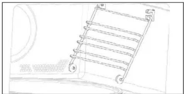 DE DIETRICH DKC4536W - - Shelf runners - 1