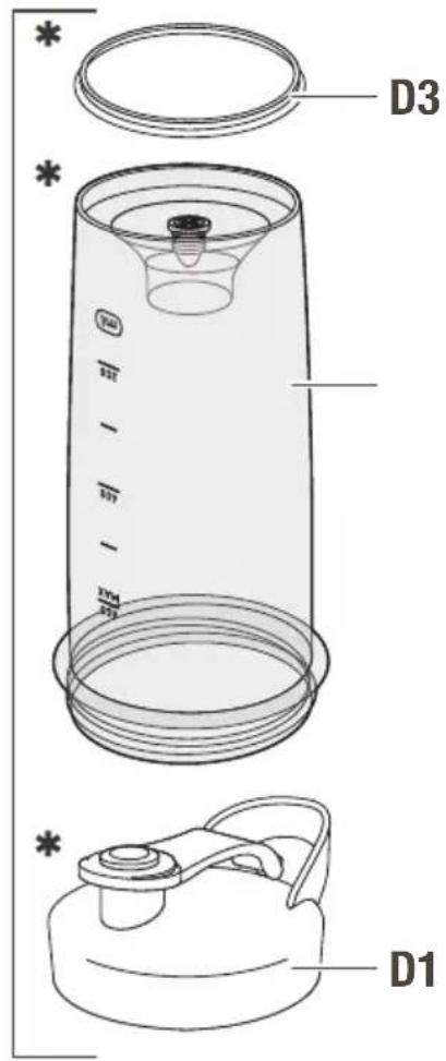 KRUPS Vacuum Smoothie Blender KB181D11 - 2
