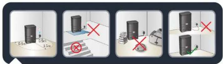 ROWENTA X-Plorer Serie 220+ RR9485 - Install the robot Install the robot - 4