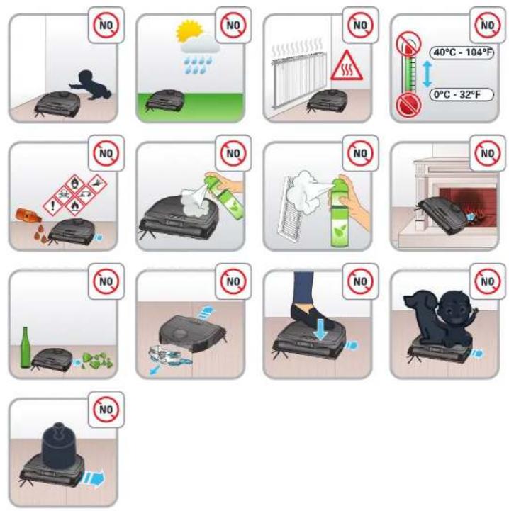 ROWENTA X-Plorer Serie 220+ RR9485 - Do's and don'ts - 5