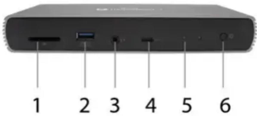 i-TEC TB4DUALDOCKPD - Priekinis skydas: - 1
