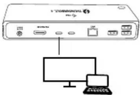 i-TEC TB4DUALDOCKPD - CONEXIÓN DE MONITORES - 1