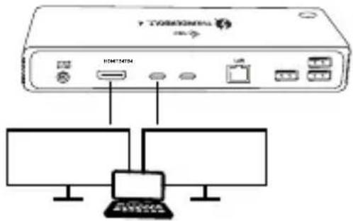 i-TEC TB4DUALDOCKPD - PRIPOJENIE MONITOROV - 2