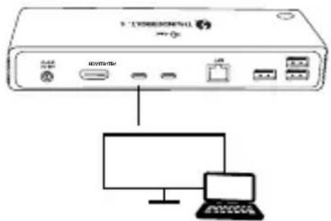 i-TEC TB4DUALDOCKPD - PRIPOJENÍ MONITORŮ - 1