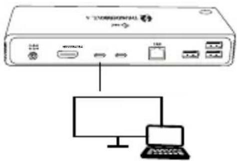 i-TEC TB4DUALDOCKPD - MONITORIŲ PRIJUNGIMAS - 1