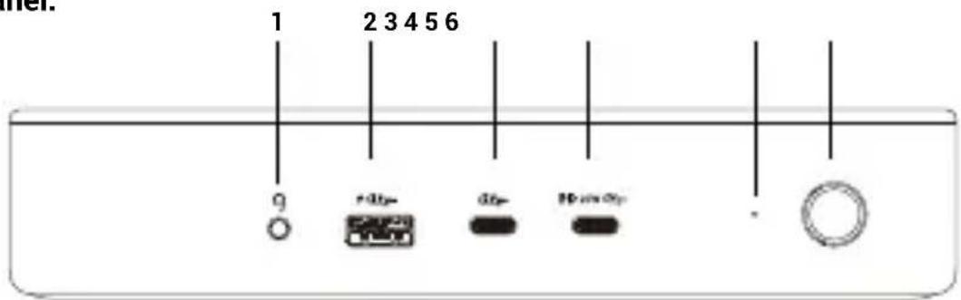 i-TEC CADUAL4KDOCKPD2 - Predný panel: - 1