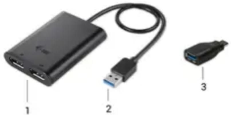 i-TEC U3DUAL4KDP - DESCRIPCION DEL ADAPTADOR - 1