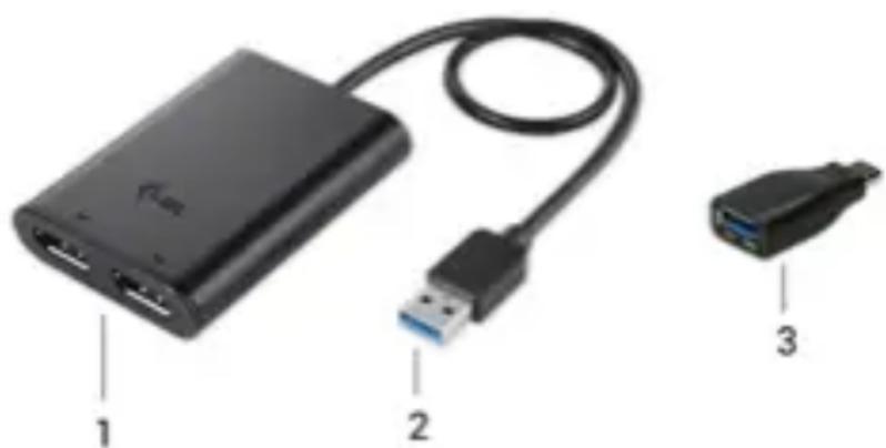 i-TEC U3DUAL4KDP - ADAPTERBESCHREIBUNG - 1