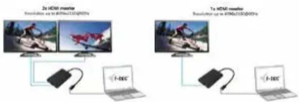 i-TEC U3DUAL4KHDMI - Quick Start EN - 1