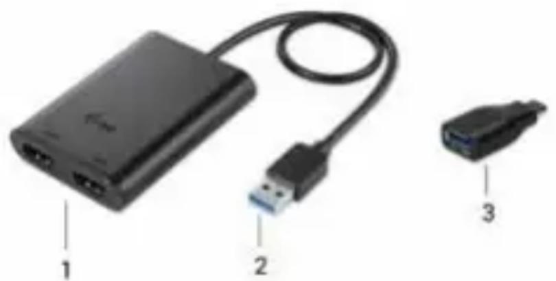 i-TEC U3DUAL4KHDMI - DESCRIZIONE DELL'ADATTATORE - 1