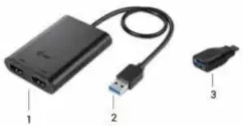 i-TEC U3DUAL4KHDMI - DESCRIPCION DEL ADAPTADOR - 1
