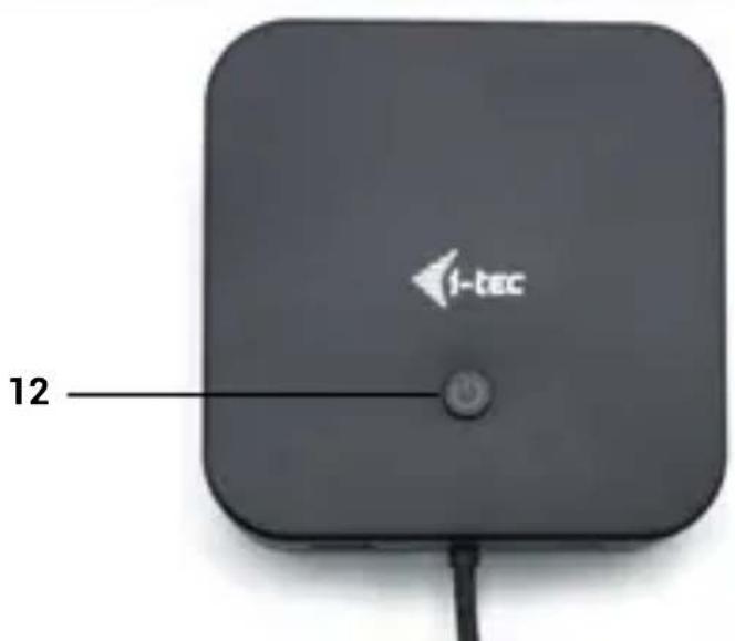 i-TEC C31TRI4KDPDPRO100 - Panel superior: - 1