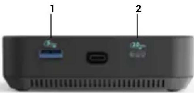 i-TEC C31TRI4KDPDPRO100 - Frontplatte: - 1