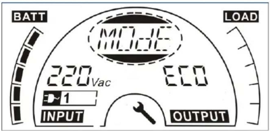 PowerWalker VFI 1000 TG - Réglage par le module LCD - 6