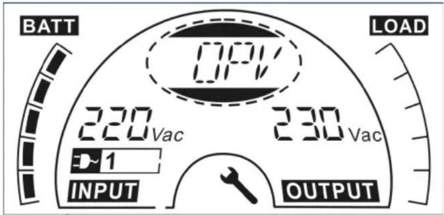 PowerWalker VFI 1000 TG - Réglage par le module LCD - 2