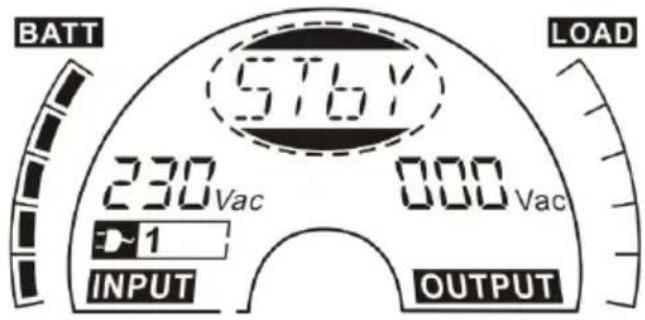 PowerWalker VFI 1000 TG - Mode sans sortie - 1