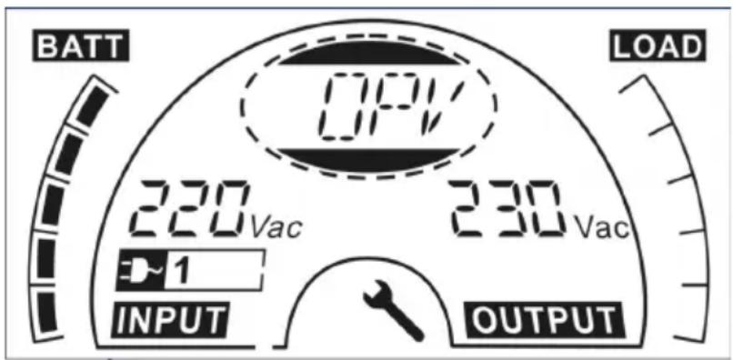 PowerWalker VFI 1000 TG - Réglage par le module LCD - 1