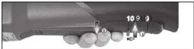 METABO W 9-100 - Outils à interrupteur "Paddle" (avec fonction homme mort) - 1
