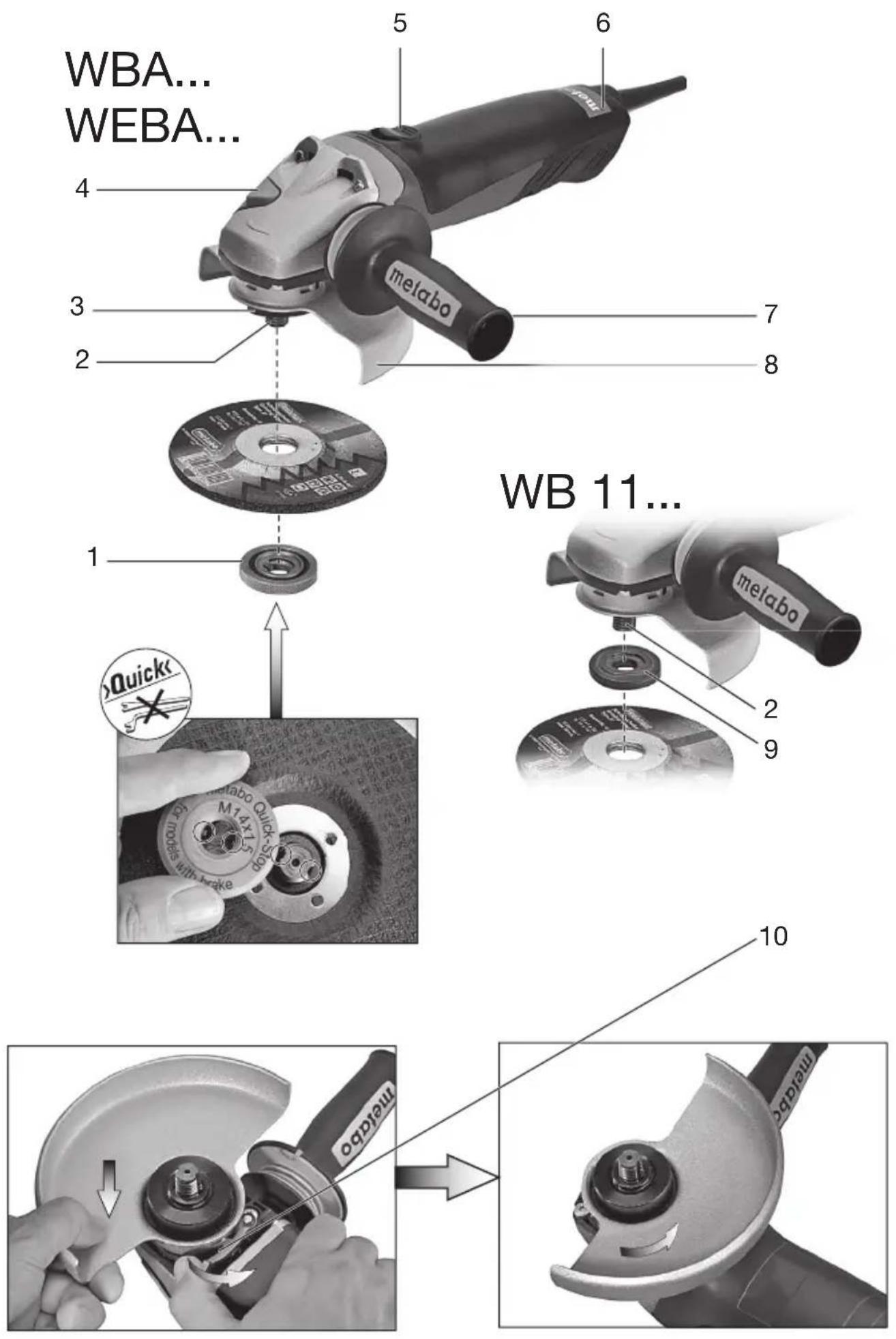 METABO WB 11-125 Quick - 5