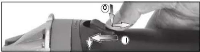 METABO WB 11-125 Quick - Interrupteur coulissant : - 1