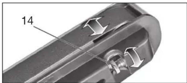 METABO TNS 175 - Einregulieren des Bandlaufs (nur BS 175) - 1