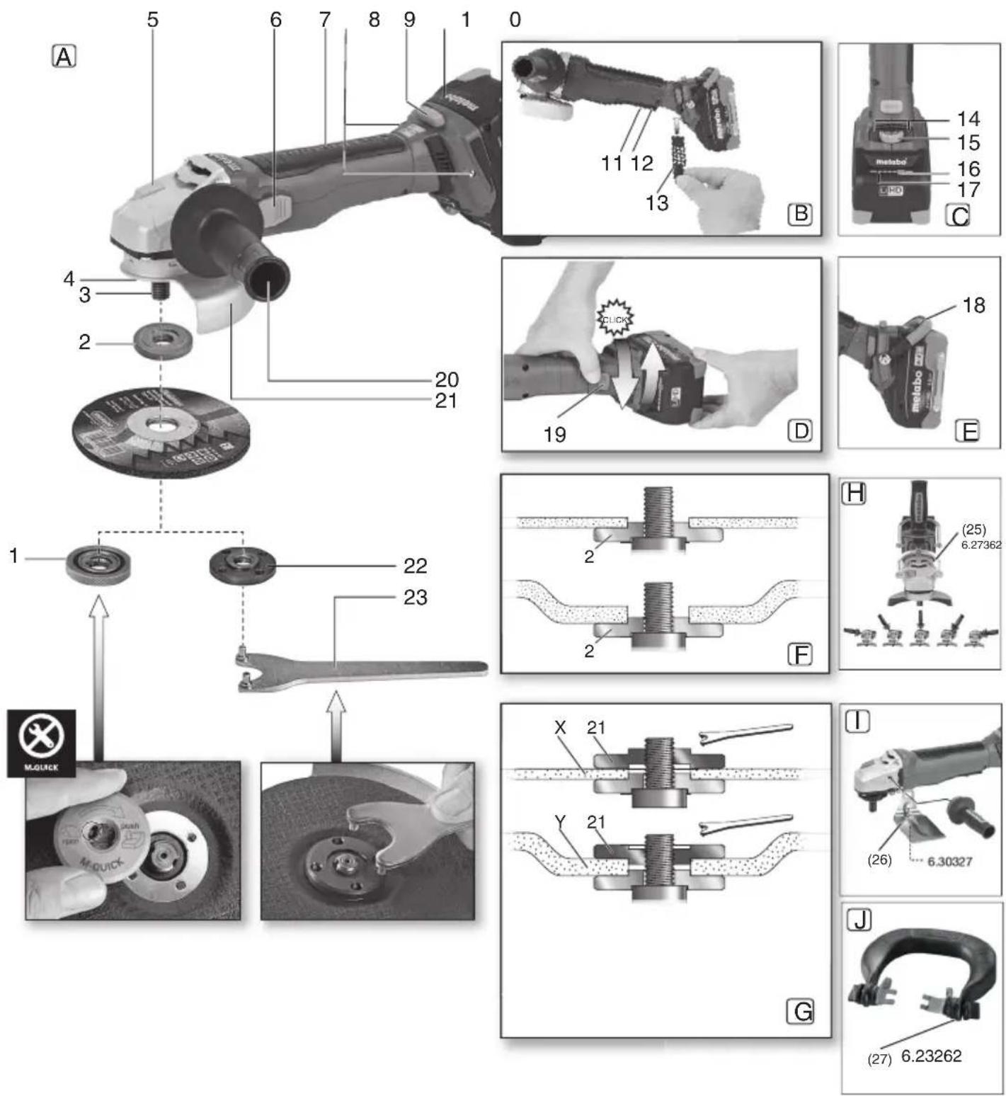 METABO WPBA 18 LTX BL 15-180 Q DS - 2