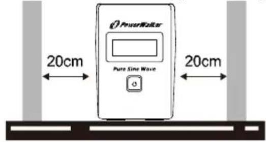 PowerWalker VI 600 SW - I : Conditions d'emplacement et de rangement - 1