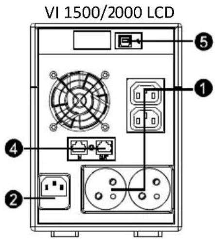 PowerWalker VI 650 LCD - Vue d'ensemble du produit - 5