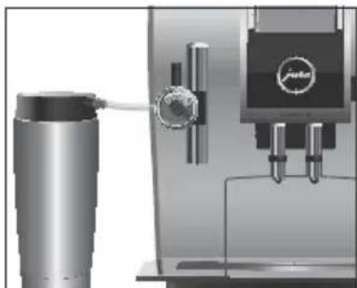 JURA IMPRESSA Z9 One Touch - Raccordement du lait - 2