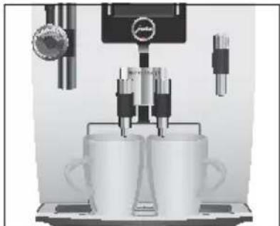JURA IMPRESSA J9.4 One Touch TFT - Préparation de deux spécialités de café - 1
