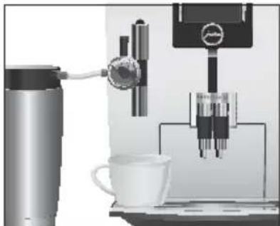 JURA IMPRESSA J9.4 One Touch TFT - Lait chaud et mousse de lait - 1
