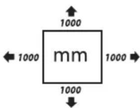 1000 mm 1000 1000 1000