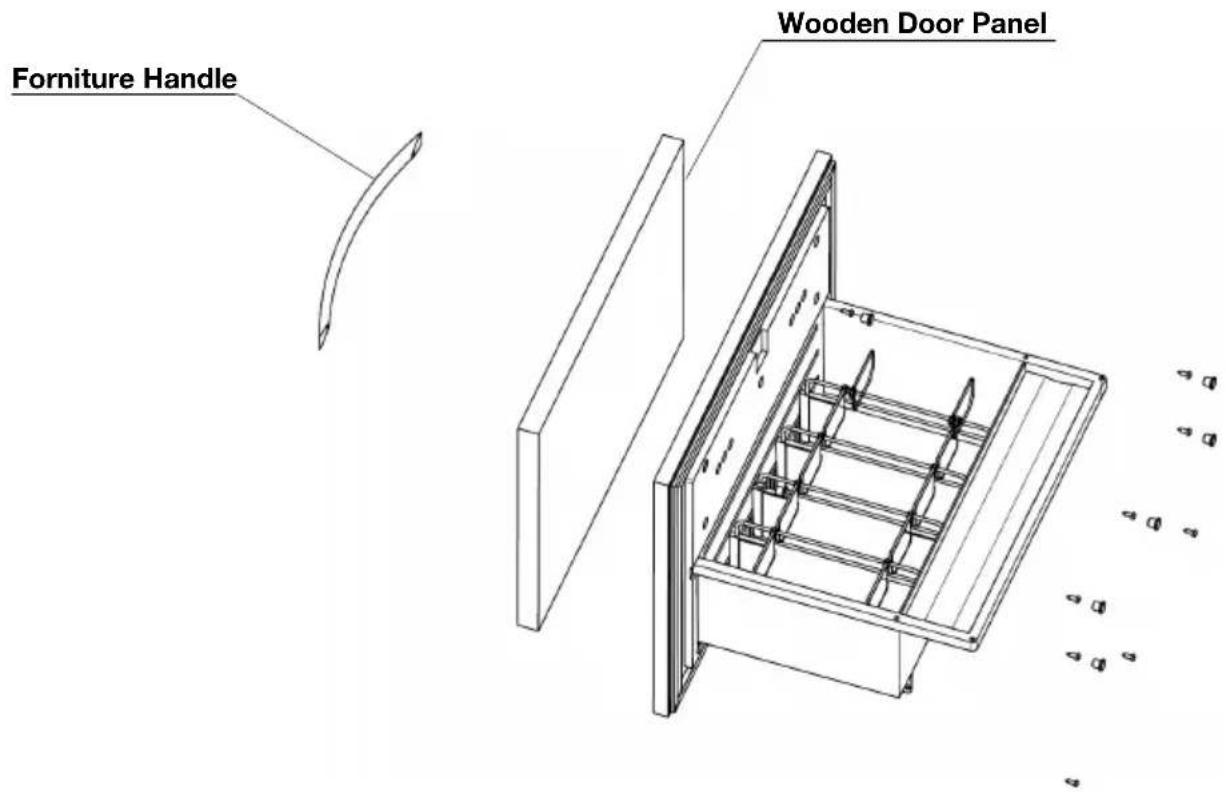 Indel B KD 50 ECOSMART - INSTALLATION OF FURNITURE WOODEN PANEL FOR V2 - 1