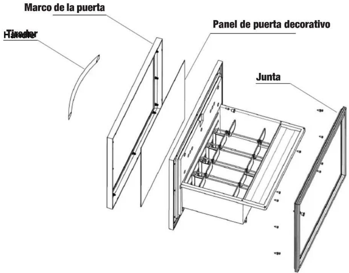 Indel B KD 50 ECOSMART - INSTALACIÓN DE PANEL DE MADERA PARA V1 - 1