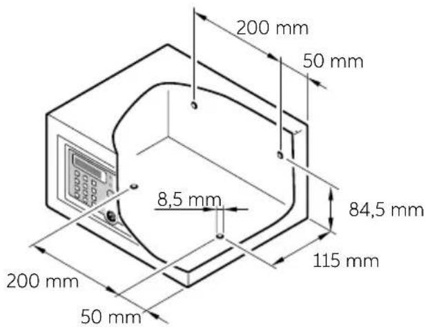 Indel B SAFE 10 PLUS - SCHÉMAS DE PERÇAGE - 1