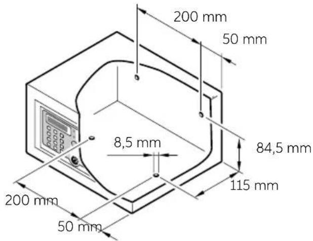 Indel B SAFE 10 PLUS - SCHEMI DI FORATURA - 1