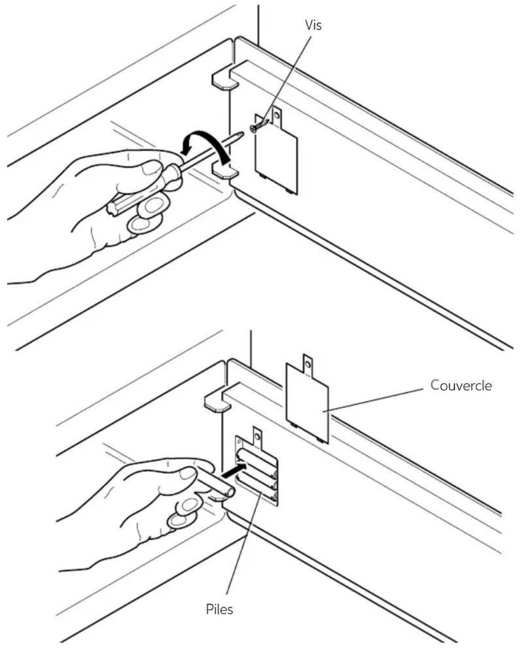 Indel B SAFE 10 PLUS - INSERTION DES PILES - 1