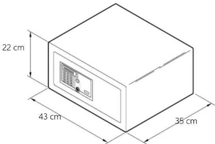 Indel B SAFE 10 PLUS - DIMENSIONS GÉNÉRALES - 2